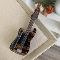 Video Tape Acetate Guitar Hair Claw Piano Big Shark Clip Cute Music Hair Clip  Female Style 6