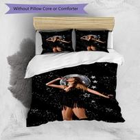 Taylor Swift Lover Album Artwork Bedding Set,Breathable Duvet Cover with Pillowcases,Soft Bed Linen for Bedroom Home Decoration,Perfect Festival Birth 135cmx200cm