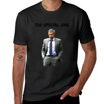 Jose Mourinho Specialusis(Raudonas T-shirt juodi puikūs sunkaus audinio t-shirt vyrams XXXXL black