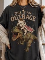 Princess Donut and Mongo Shirt, Dungeon Crawler Carl Tee Fantasy Book Reader Geeky Cat Lover Tshirt Donu Mongo Bookish Merch 100 brown
