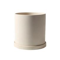 Ceramic Flower Pot Biscuit with Holes Vase Cultivation Succulent Plants Outdoor Garden Plant 17x17x17cm