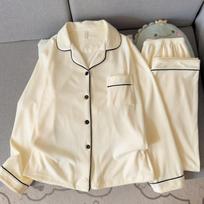 Mens Long Sleeve Pajama Set Fleece Lined Warm Home Loungewear Winter Men's L Suggest 100-120 lbs
