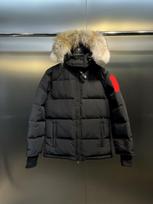 Goose down jacket L women's winter Chelsea Parka down jacket thickened Canadian maple XS beige