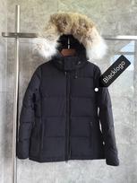 Goose down jacket L women's winter Chelsea Parka down jacket thickened Canadian maple M beige