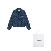 CALVIN KLEIN Denim Jacket Men's Gift Box Set Included 4RD767G M blue
