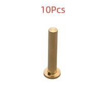 10Pcs Set Golf Club Weight Head Accessories Shaft Plug Assembling Kits Copper Nail Brass Swing Carbon/steel Size .370/.335/.350