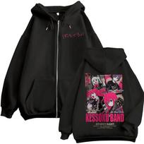 Anime Bocchi The Rock Zipper Hoodies Hitori Gotoh Yamada Ryo Kita Ikuyo Ijichi Nijika Zip Up Sweatshirts Men Women Pullover Coat XL