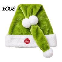 Moving Holiday Headwear for Adults Animated Naughty Santa Hat, Funny Dancing Christmas Party Button Activated Fun Photo Booth Props Movement B