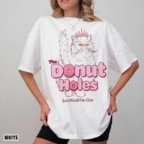 Donut Holes Shirt Dungeon Crawler Carl Tshirt Goddamnit Donut Tee Movie Tee Tshirt Short Sleeve Womens Tshirts for Unisex L white