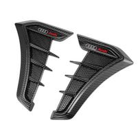 Carbon Fibre Car Emblems Side Flank Fender Modified Stickers For B A3 A4 A5 A6 A7 A8 Q2 Q5 Q7 Q3 TT SLine Auto Accessories