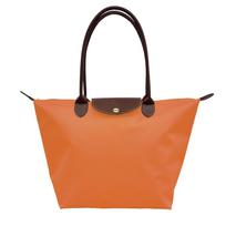 New Nylon Beach Tote Bag Fashion Womens Handbag Tote Oxford Shoulder Bags Female Waterproof Dumplings Folding Shopping Bag S orange