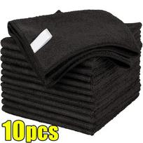 1/50pcs Black Microfiber Cleaning Cloth Absorbent Towel for Wash Car Housework Clean Kitchen Cleaning Rags Household Clean Tools black