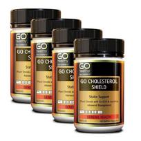 Healthy Cholesterol Shield Go 100 Tablets 4 pcs