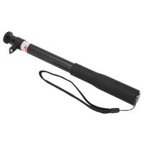 Stabilizatoriaus prailginimo strypas Profesionalus 4 sekcijų teleskopinis aliuminio lydinio lengvas trikojis Stabilizatoriaus prailginimo stulpas black