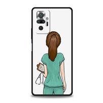Phone Case For Xiaomi Redmi Note 14 13 12 5G 11 10 Pro Plus 4G 9S 9 14C 13C 12C 10C 9C 9A Cover Doctor Nurse Medical Medicine Redmi Note 14 Pro5G black