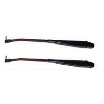 PAIR FRONT Windshield Wiper Arm for 84-96 Jeep Cherokee XJ black
