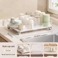 ZISIZ Kitchen Dish Drying Rack white
