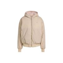 Adidas Originals Bomber Reversible Warm Loose Hooded Jacket Women Jacket KC8421 M beige