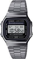Casio Vintage A168WGG-1A Unisex Digital Watch Gunmetal Gray Metallic Stainless Steel gray