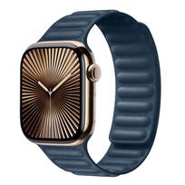 Smulkiai austas dirželis Apple Watch juostai 49mm 44mm 46mm 45mm 41 42mm Originalus magnetinis apyrankės dirželis iWatch Series 10 9 SE 8 7 6 5 Ultra2 S10-46 42 44 45 49mm gray