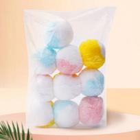 10pcs Funny 6cm/2.4inch Balls Cat Toys Big Size Interactive Cat Ball Toys Colorful Pet Supplies Cat Chasing Ball Toys white