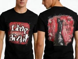 2026 Limp Bizkit Limp Baztit Band OS Trendy Rock Punk Short Sleeve American Short Sleeve T shirt Men Women Summer Cotton T shirt 2XL brown