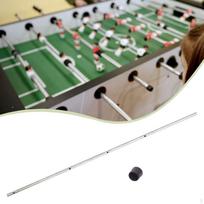 6 mm skersmens stalo futbolo strypas su galais, stalo dalys, plienas. 38.5cm gray