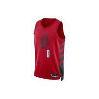 Jordan NBA Damian Lillard Trail Blazers 2022-23 Statement Edition Swingman marškinėliai Vyriški marškinėliai Raudoni DO9541-657 L red