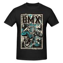 Retro Bmx Apparel  Grunge Bmx Bike  Bmx Freestyle 100 Cotton Tshirt Unisexsclassic T Shirts Unisex Crew Neck Short Sleeve S6xl 3XL black