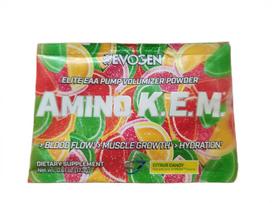 Amino K.E.M. EAA, Citrus Candy - 17.3 grams (1 serving) - Evogen