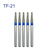 Dantų grąžtai Fg Dia 1 6 mm 5 vnt. pakuotė Didelio greičio rankinis instrumentas Deimantinis frezas Dantų balinimas Odontologijos reikmenys gray