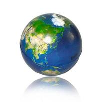 For Children Stress Relief Ball  Solar System Bouncy Ball Earth Globe Ball Eight Planets Printing Star Ball Moon Star Ball beige