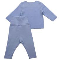 Infant Fleece-Lined Warm Underwear Set, German Velvet Close-Fit Base Layer, Autumn/Winter Pants 73 cm gray