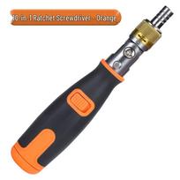 10-in-1 Multi-Angle Ratchet Screwdriver Set with Hidden Bits Standard