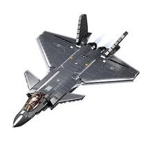 Sluban J20 stealth aircraft 1/44 metallic version 1007 pc M38-B1187