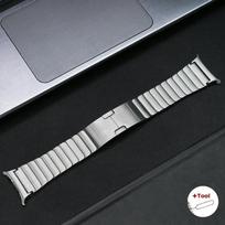 Nerūdijančio plieno apyrankė Samsung Galaxy watch 7 8 44mm 40mm 8Classic 46mm prabangi vyriška apyrankė SAMSUNG GALAXY WATCH 4 5 6 7 ULTRA 47MM laikrodžio dirželis Galaxy Ultra 2025 white