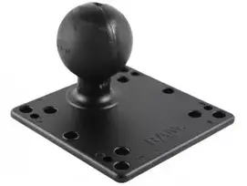 RAM Mounts VESA plokštė (120,7 x 120,7 mm) su D rutuliu (2,25 colio), 75x75 ir 100x100 mm kiaurymių išdėstymas (RAM-D-246U)