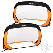 Sulankstomų futbolo vartų rinkinys Aktive Sports 54120, 2 vnt., 120 × 80 × 80 cm