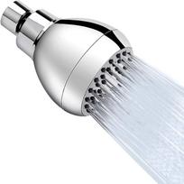 Silicone Nozzles Shower Heads Powerful Water Flow 360 Rotation Spray Shower Matte Black Rustproof Rain Shower Head Bathroom Use gray