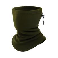 Fleece Kaklaskarė Šalikas Vienspalvis Reguliuojamas Raištelis Šiltas Poliarinis Vilnas Jojimo Veido Apsauga Šalikas Šaltam Orui 25*30cm black