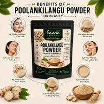 Saara HERBAL FRESH Poolankilangu Powder, 100g, White Turmeric, Kachur, Kichili Kilangu Powder for Skin Care (Pack of 1 X 100g) beige