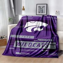 exas Longhorns NCAA Fleece Blanket, College Football Team Soft Throw Blanket 80cm x 120cm gray