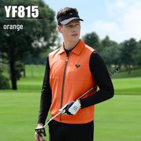 PGM Men's Windproof Golf Vest Jacket - Autumn/Winter Lapel Design L red