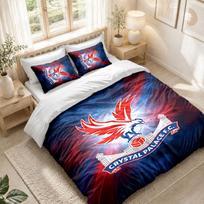 Bedding Set 1 Duvet Cover 2 Pillowcases Crystal Palace Print Bedroom Home Decoration 135cmx200cm