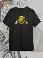 Shrek Printed T-Shirt, Black S gray