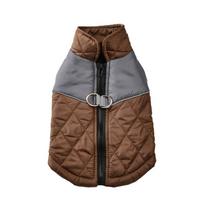 Winter Warm Pet Dog Jacket Reflective Waterproof Clothes For Small Big Dogs Cat Coat Golden Retriever Vest Overalls Pug Outfits (Brown,XS) gray