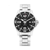 [Longines] L3.841.4.56.6 HydroConquest Vyriškas metalinis laikrodis black