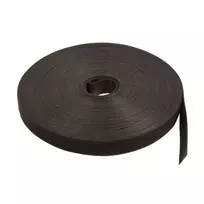 Synergy 21 S215680 Lipnusis kabelių raištis rulone – Velcro juosta – Nailonas/Polipropilenas – Juoda – 25 m x 20 mm x 1 mm