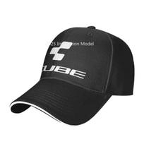 Cube Cycling Mtb Mountain Bike Casual Sandwich Hat Panama Outdoor Cubes Baseball Cap for Unisex Women Cotton Snapback Trucker Hat One Size black