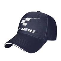Cube Cycling Mtb Mountain Bike Casual Sandwich Hat Panama Outdoor Cubes Baseball Cap for Unisex Women Cotton Snapback Trucker Hat One Size blue